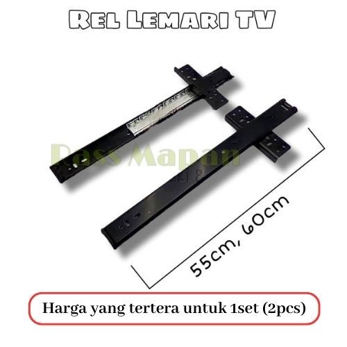 Terlaris Rel Lemari Tv Pocket Door Salib Huben Bs 34