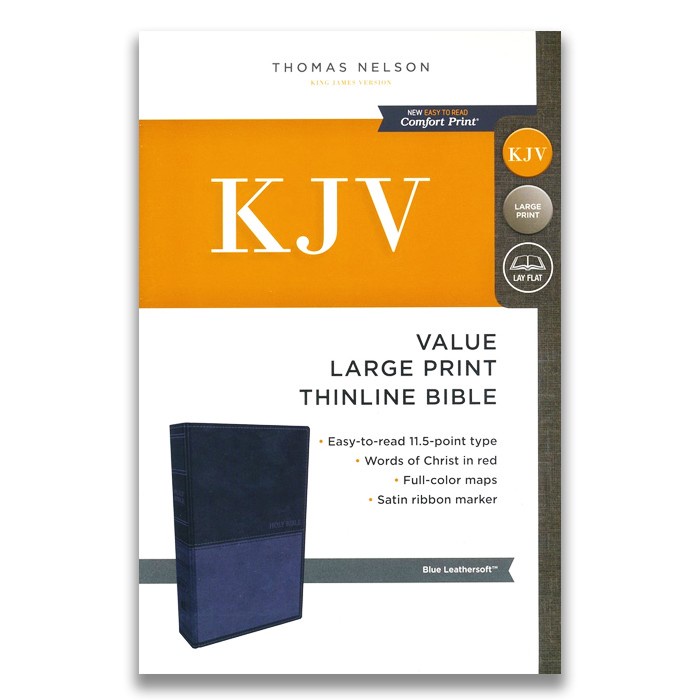 KJV VALUE THINLINE LARGE PRINT LEATHERSOFT BIBLE