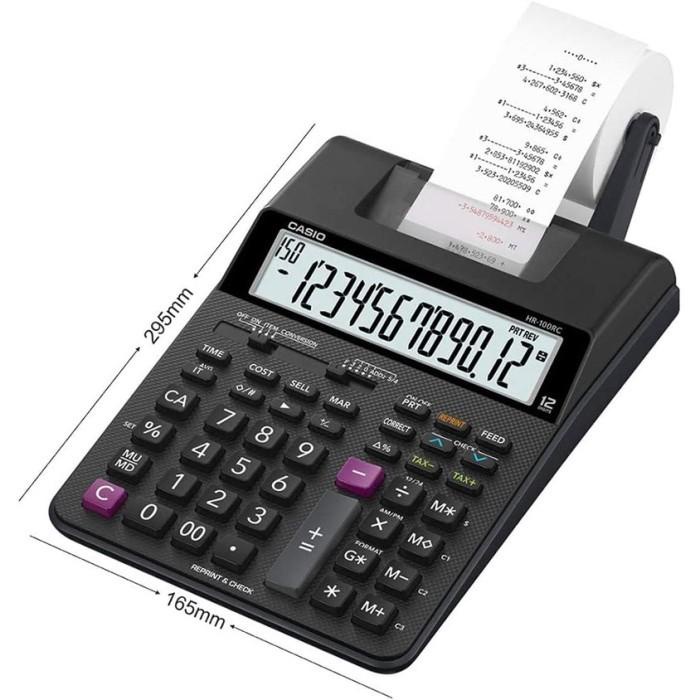 

Kalkulator Printing Kasir Casio Hr-100Rc Mini Print Calculator 100 Rc