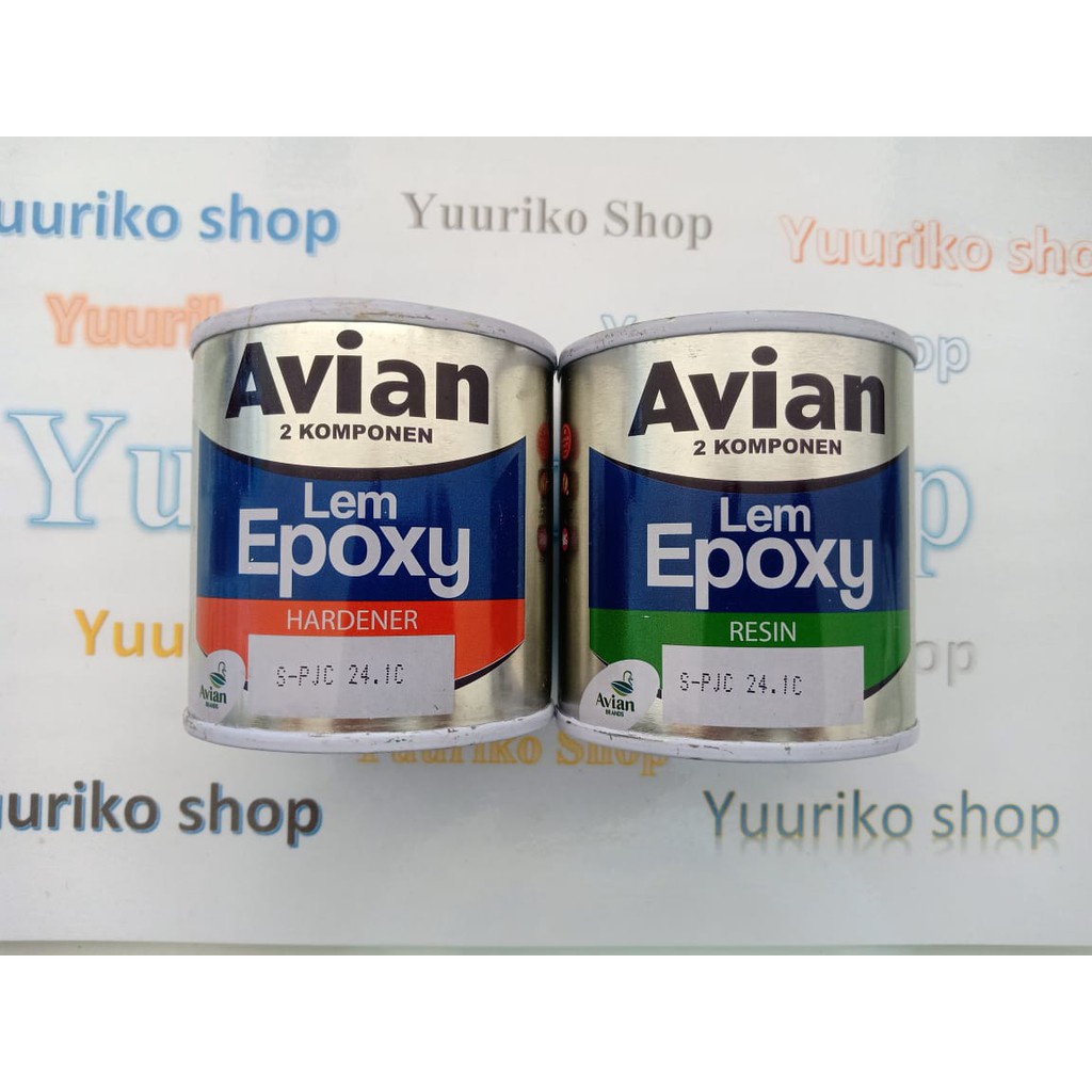 

Lem Epoxy Avian 2 Komponen Resin N Hardener Lem Serbaguna 1 Set