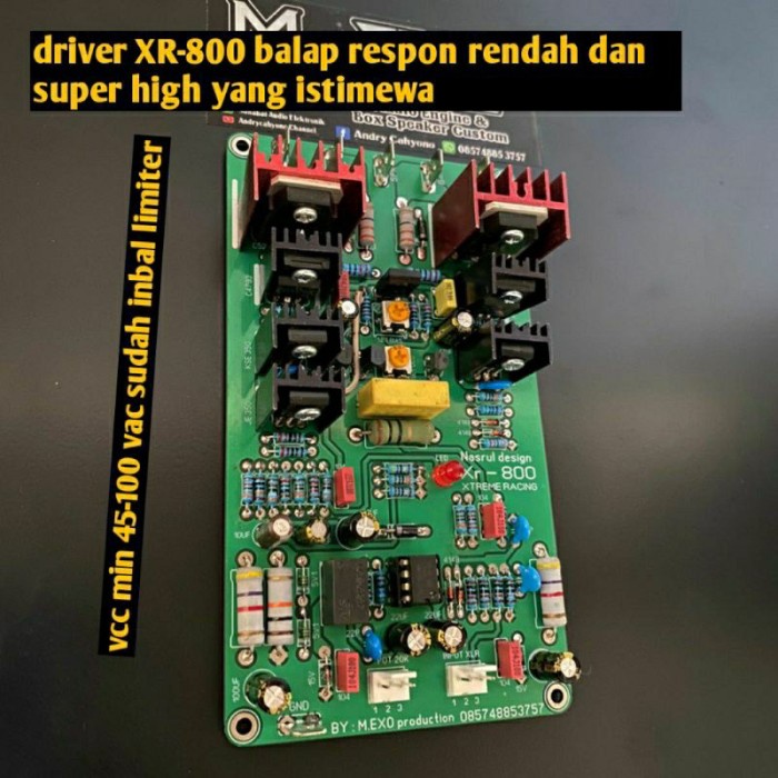 KIT DRIVER/driver XR-800 XTREME RACING inbal limiter balap by m.exo