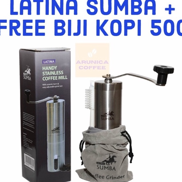 ➚ Latina Sumba V7 | Latina Sumbawa | Latina Sumba Mini | Blanco Sumba | Hand Grinder | Latina Coffee