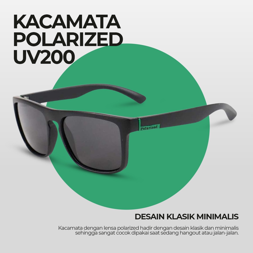 KDEAM Kacamata Sunglasses Polarized UV200 KD156