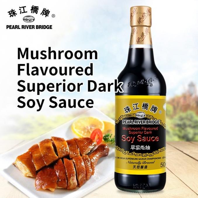 

jen Mushroom Soy Sauce 1.8 Ltr Pearl River Bridge Kecap Asin Jamur Halal