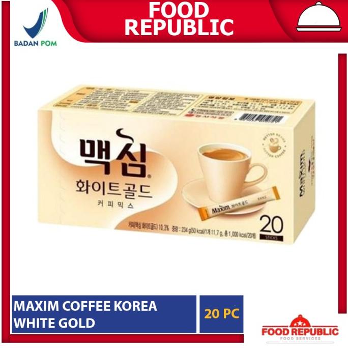 

jen MAXIM COFFEE 20 PC MOCHA WHITE KOPI MIX KOREA INSTANT KOREAN FAV HALAL