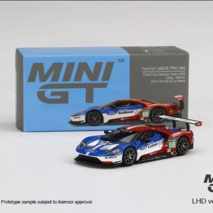 DISKON SPESIAL DIECAST MINIGT FORD GT LMGTE PRO #68 TERLARIS