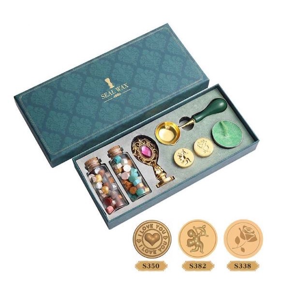 

Bestseller Classical Vintage Sealing Wax Stamp Kit (7Pcs With Box)
