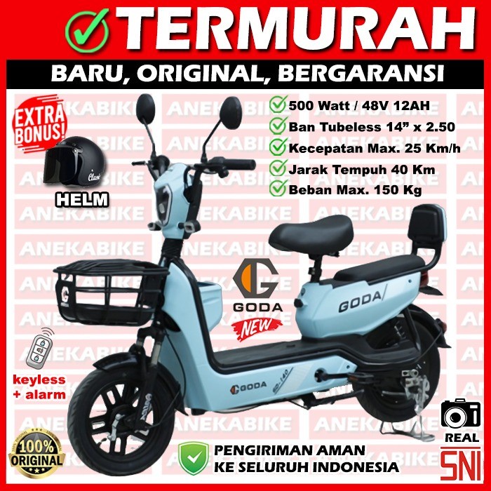 New Sepeda Listrik Goda Viper 140 500 Watt