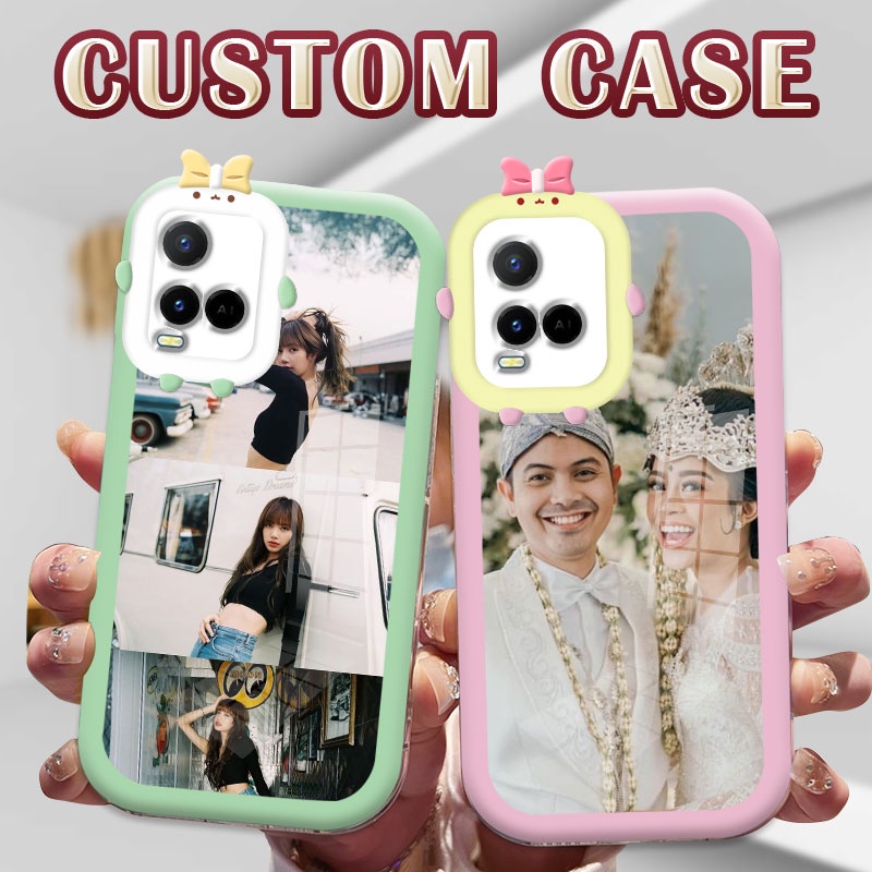 CUSTOM CASE untuk vivo y21 y21a y21s y21t SOFTCASE CASING PITACU KARAKTER BISA PAKE FOTO REQUESE BAM