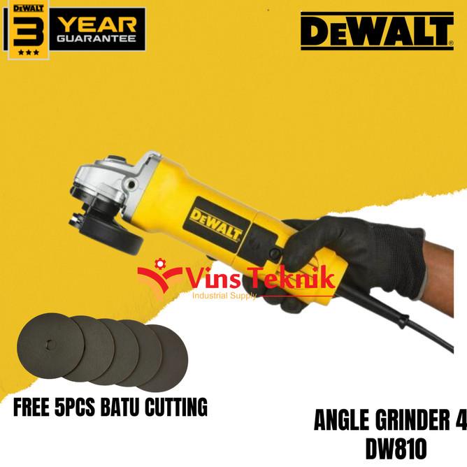Dewalt Dw810 Mesin Gerinda Tangan 4" Dewalt Dw 810 Angle Grinder