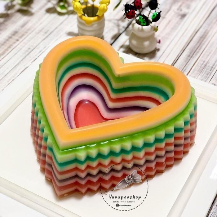 Cetakan Puding Unique Love / Cetakan Puding Hati / Cetakan Puding Love