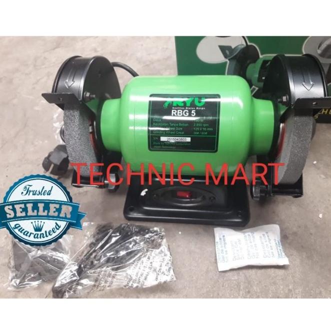 Mesin Gerinda Duduk 5 Inch Ryu / Bench Grinder Rbg 5