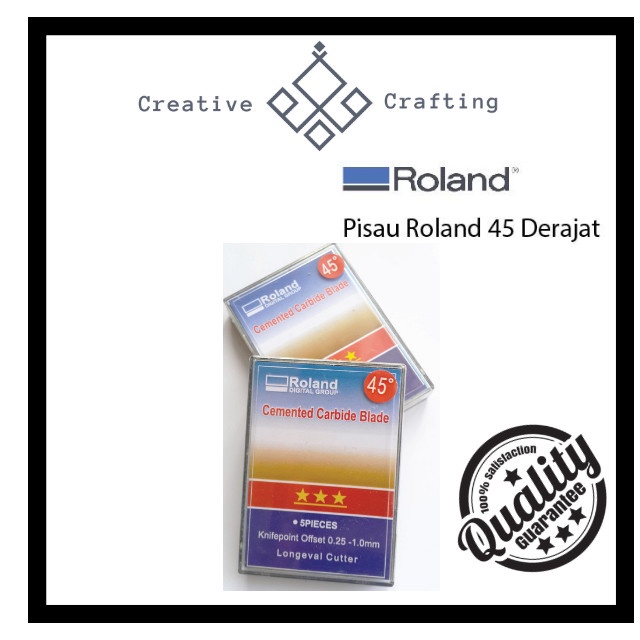 

Terlaris Mata Pisau Roland 45 Derajat Isi 5 (Biasa) / Roland