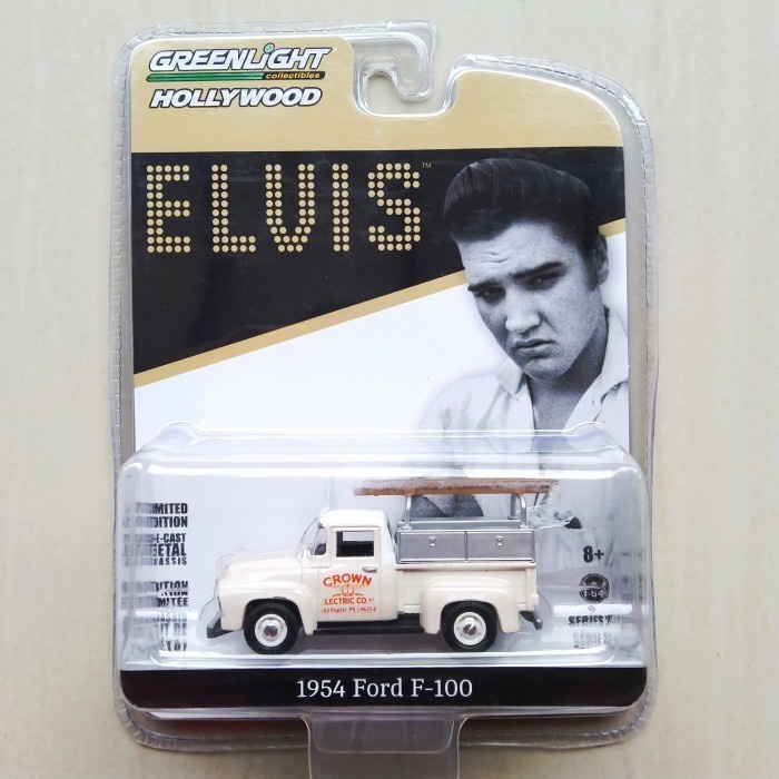 MUST HAVE GREENLIGHT 1954 FORD F-100 ELVIS CROWN F100 NO GULF CHEROKEE JEEP TERLARIS