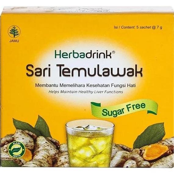 

Herbadrink Sari Temulawak Sugar Free Isi 5 Sachet