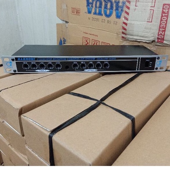 Terbaru.. CR box parametrik equalizer 10 channel bok eq box acesoris sound system dimensi 47x5x15 KW