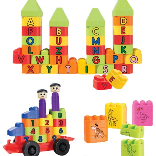 - eJ TokoMainan2020 Mainan Balok Ukuran Besar Angka Huruf Motorik Kasar Motorik Halus Edukasi Anak 1