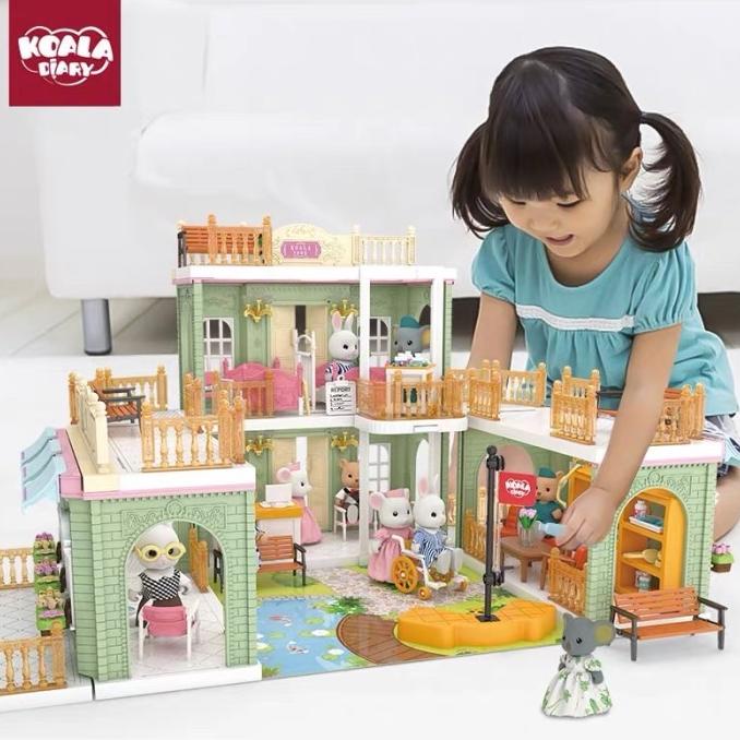 koala diary doll house, koala hospital doll house, koala supermarket