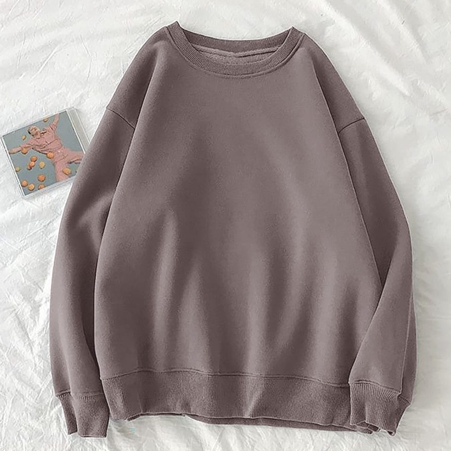 Sweatshirt Rajut Korea Sweeter Cardigan Cardy Sweter Oversize Jumbo Crop Sweater Wanita Cewek Kekini