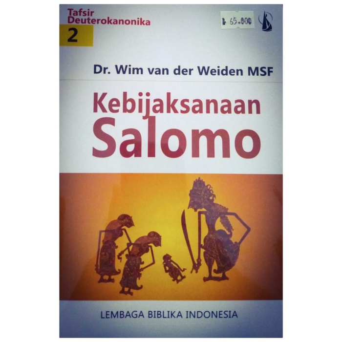 SERI TAFSIR DEUTEROKANONIKA 2 : KEBIJAKSANAAN SALOMO