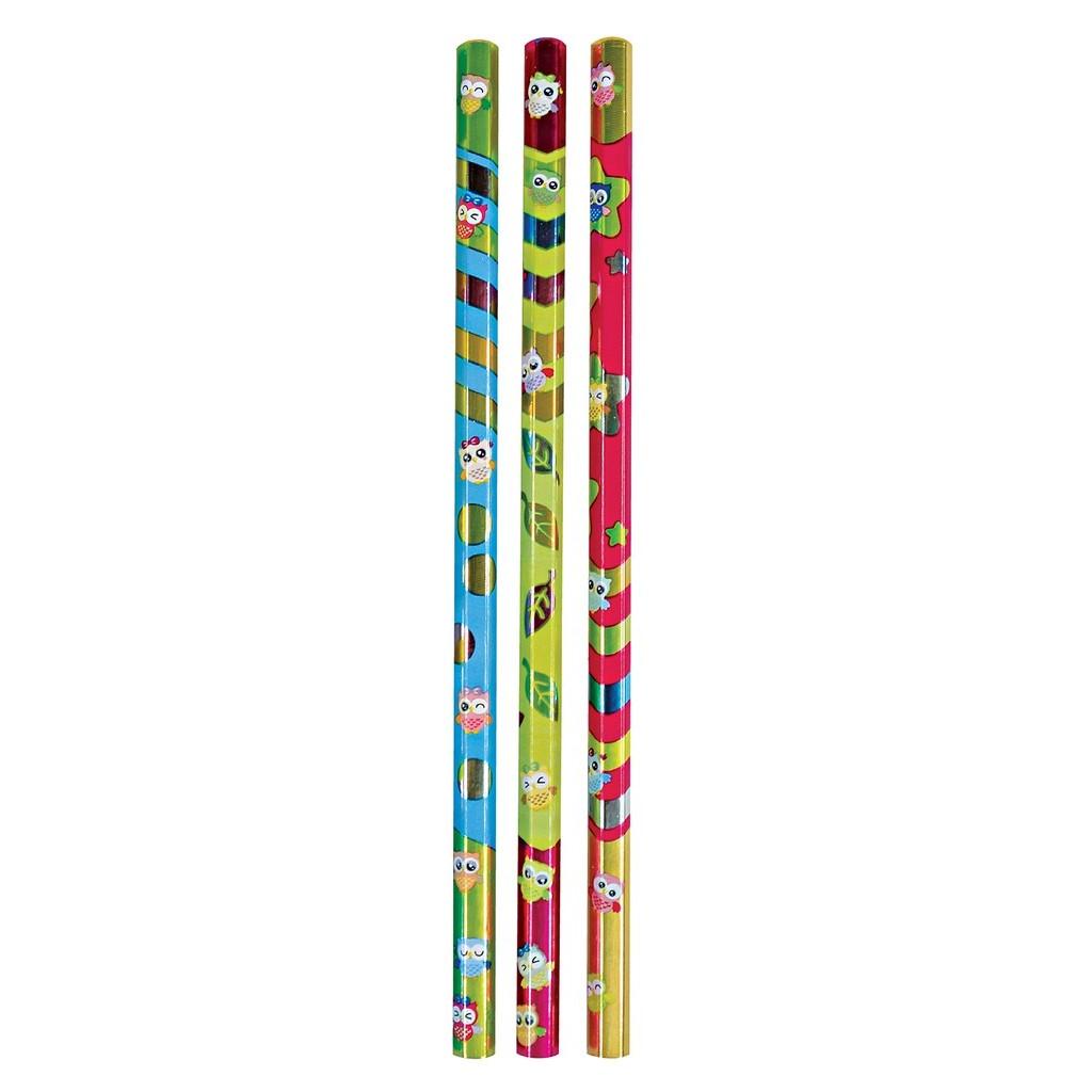 

(3 PCS) PENSIL / PENCILS 2B HITAM MOTIF - JOYKO P-114