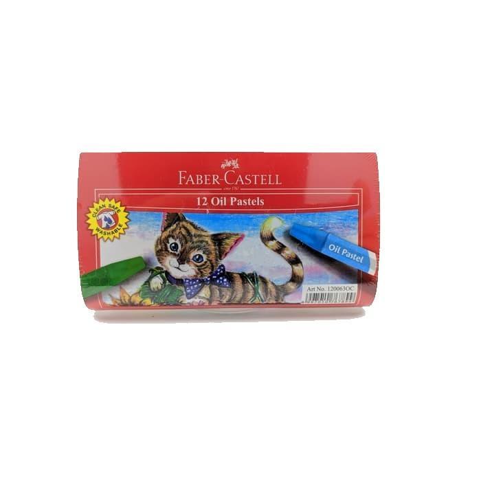 

CRAYON / KRAYON OIL PASTEL 12 WARNA - FABER CASTELL BOX TRANSPARAN