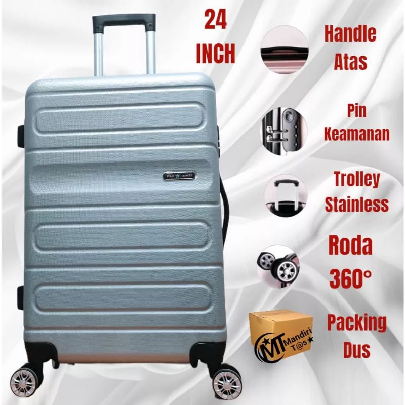 koper pollo 24 inchi koper anti pecah/koper murah/koper berkualitas/koper bagus