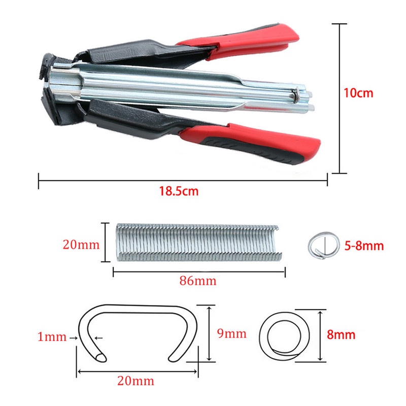 RK Tang Hog Ring / Pengikat Kandang M-Ring Paku Tipe C / Staples Plier