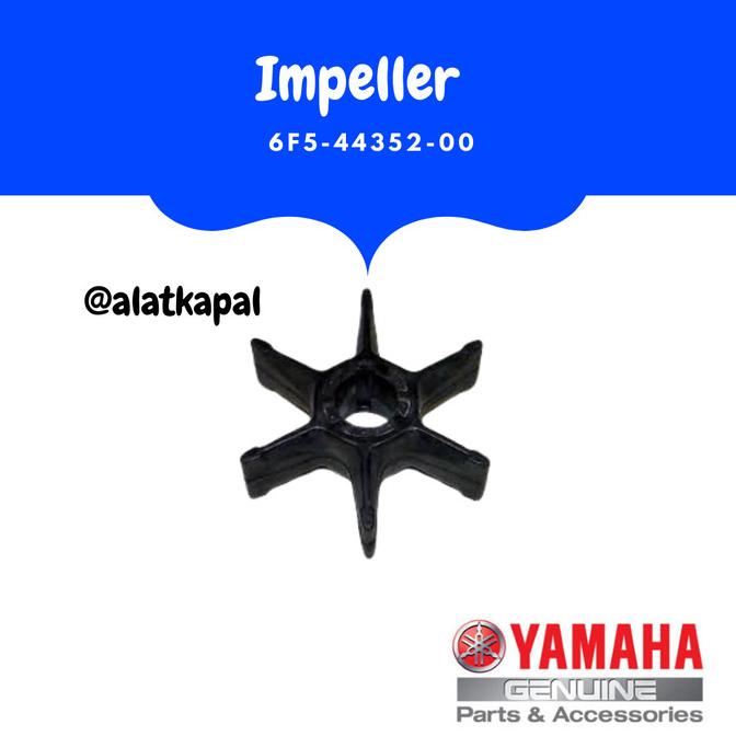 Impeller Karet Pendingin 6F5-44352-00 Untuk Mesin Tempel Yamaha 40 Pk