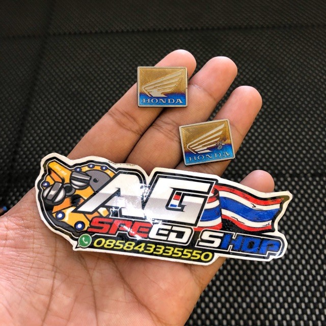 Emblem logo honda titanium matic honda beat scoopy vario 110 vario