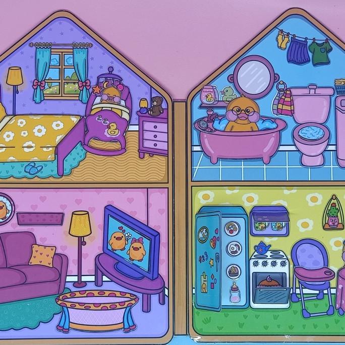 paper doll bebek viral - paper doll - quiet book - boneka kertas