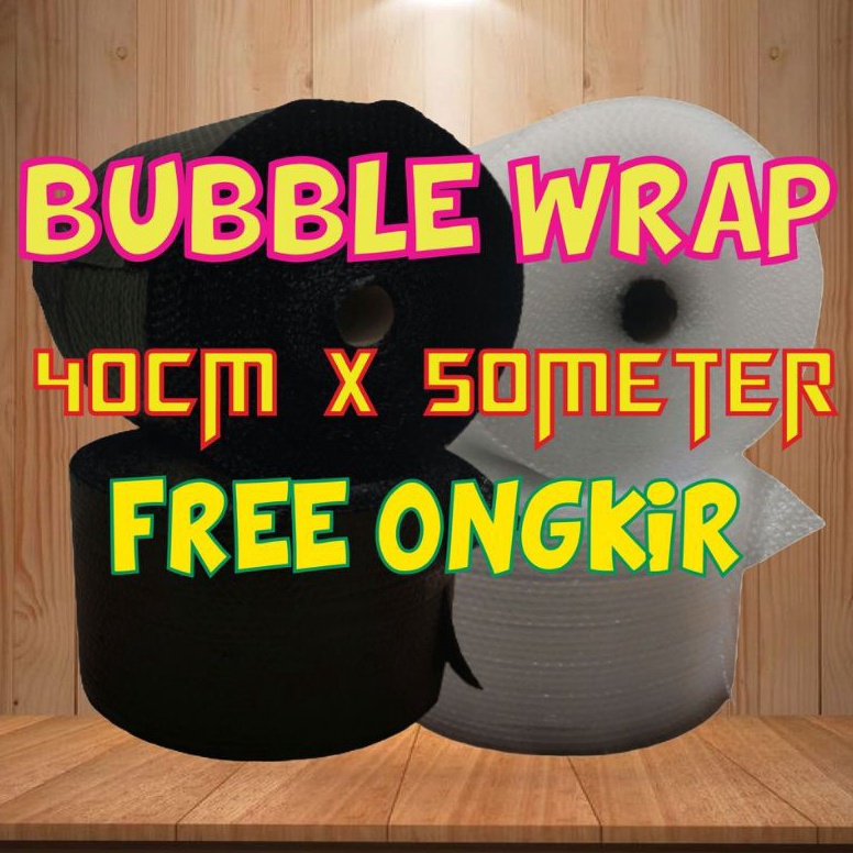 

Cuma satu hari bubble wrap 40cm x 50m plastik packing buble wrap tebal
