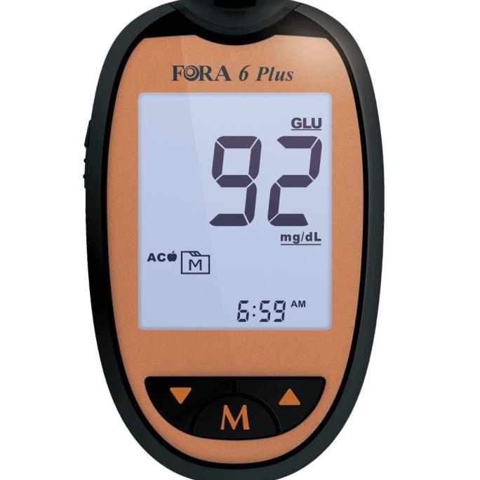 Fora Alat Cek Darah 6in1 Multi 6 Parameter Gula Kolesterol UA Keton HB