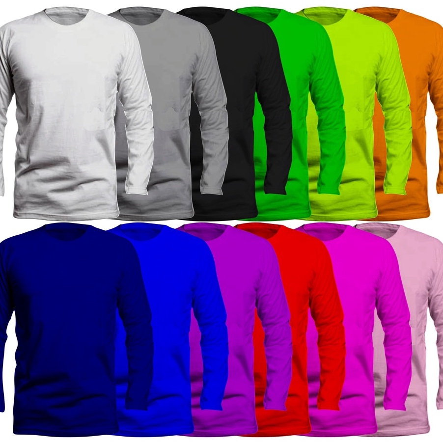 BestSeller KAOS LENGAN PANJANG / KAOS DRY FIT PRIA POLOS PANJANG / KAOS OBLONG DRY FIT / BAJU DRY FI