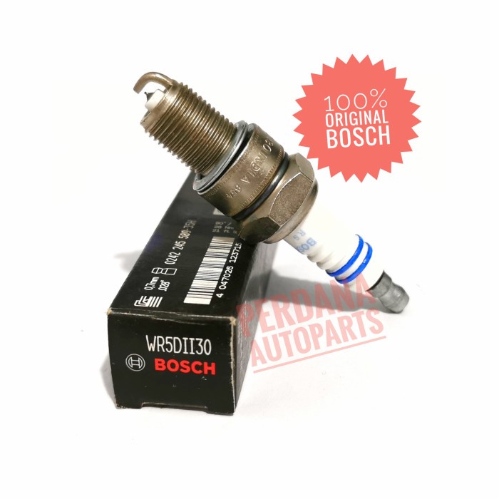 Busi Kawasaki Ninja 150R 150RR Asli Original BOSCH Double Iridium star nice