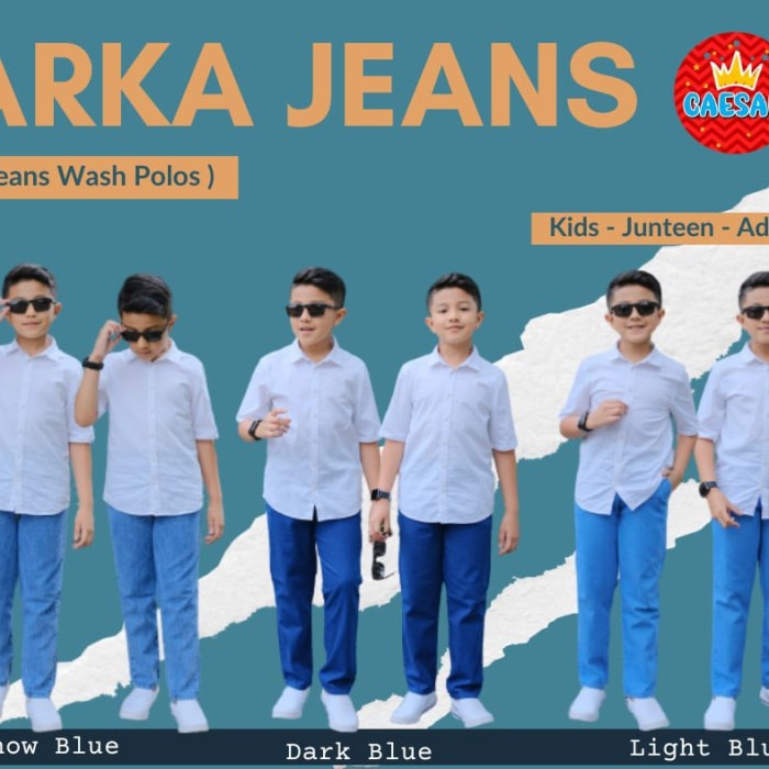 Murah Celana Jeans Anak/Tanggung/Remaja Perempuan/Laki-laki Fukuyo Caesar NON COD