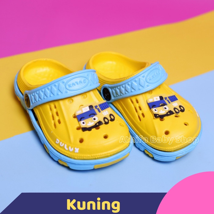Murah Sandal Anak Baim Laki Sendal Slop Bayi Balita Tayo 6 bulan 2 3 4 Tahun NON COD