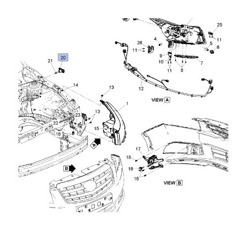Lampu Sen FENDER RH Chevrolet Orlando very nice