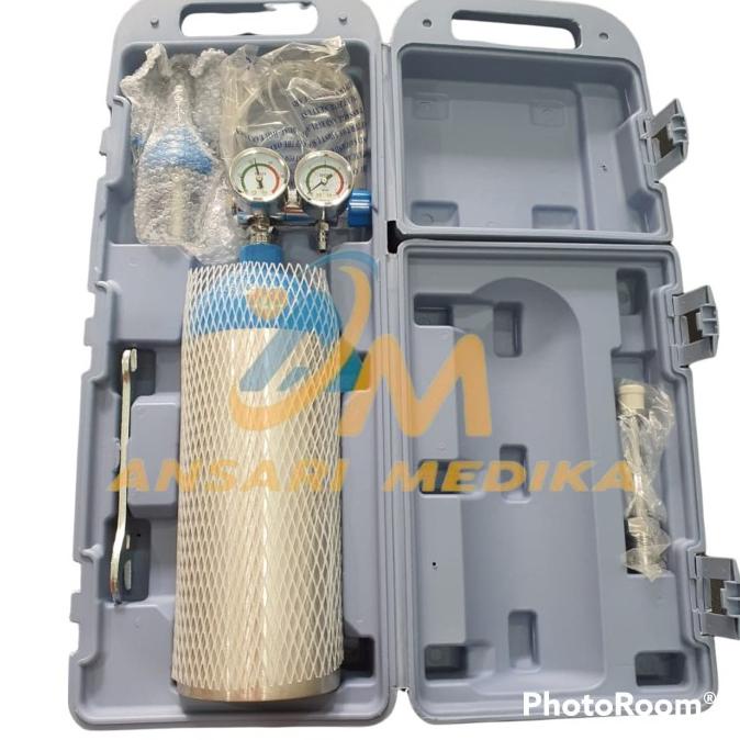 TABUNG OKSIGEN KOPER TABUNG PORTABLE 2LITER TABUNG TRAVELING