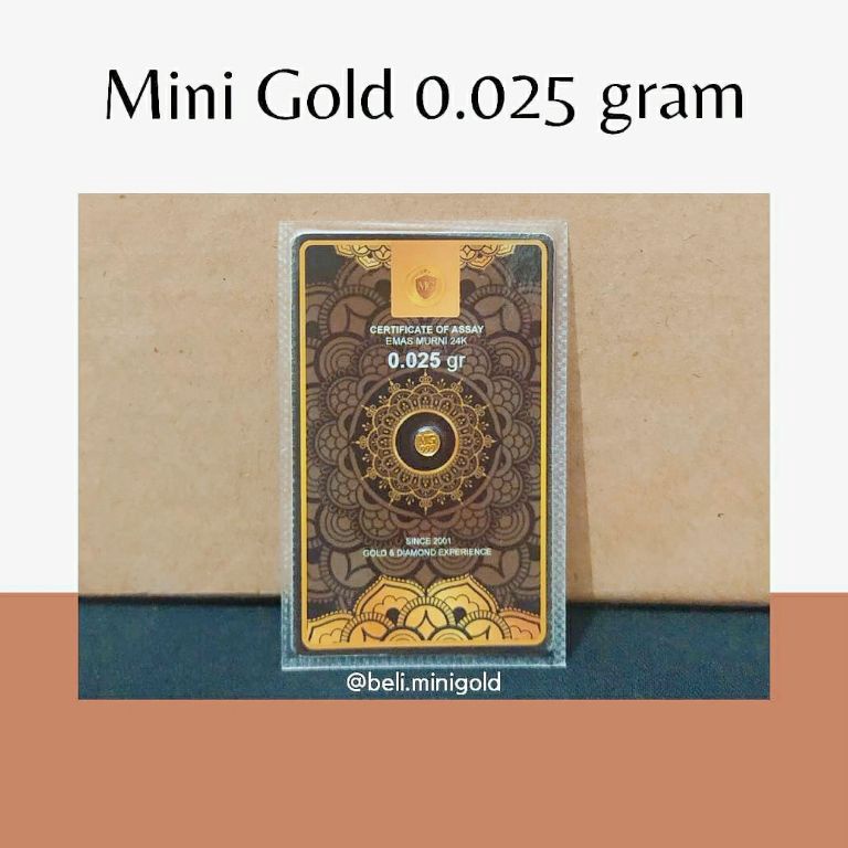 Mini Gold 0,025 gram [KODE. D49M]
