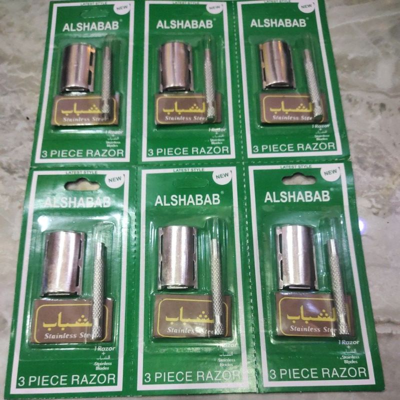Al Shabab Alat cukur garuk besi steanlis lengkap