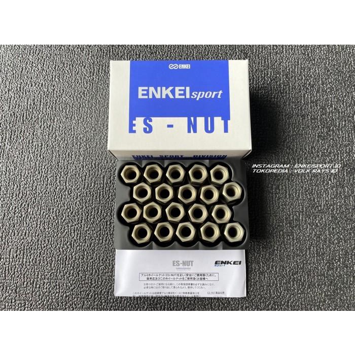 [[[ PROMO ]]] Enkei Sport ES NUT 1.5 L35 20pcs Lugnut Short Original Made in Japan