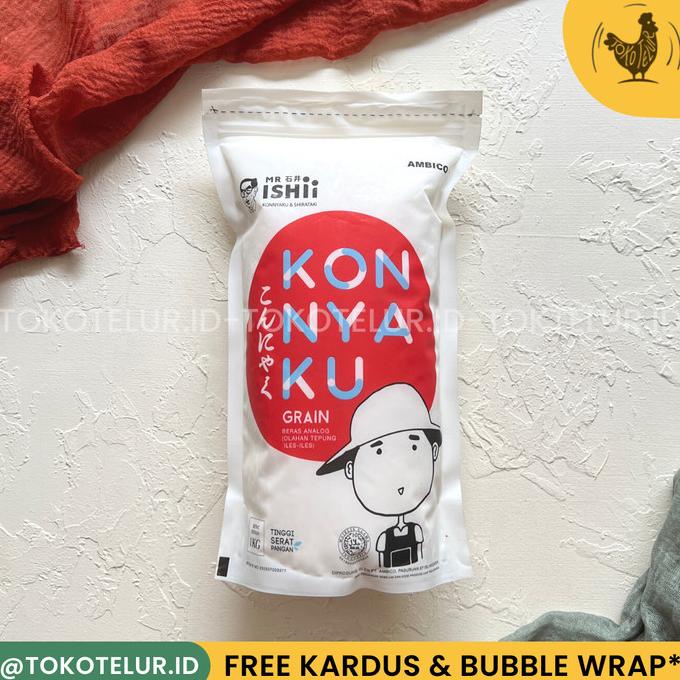 

Dry Shirataki Rice (Beras Shirataki Kering) 1Kg