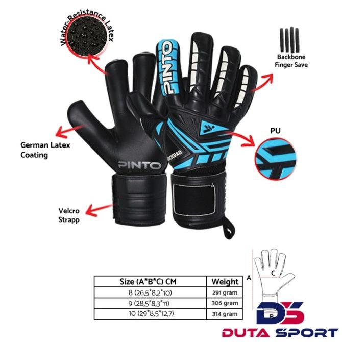 Sarung Tangan Kiper Glove Tulang Sociedad PINTO Original