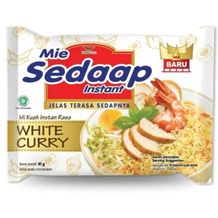 

Mie sedap instant mie kuah rasa white curry 81 gr 1 Dus