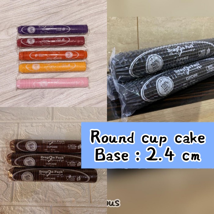 

Bestseller Round Cupcake Uk 55X24Mm (Kertas Nastar)