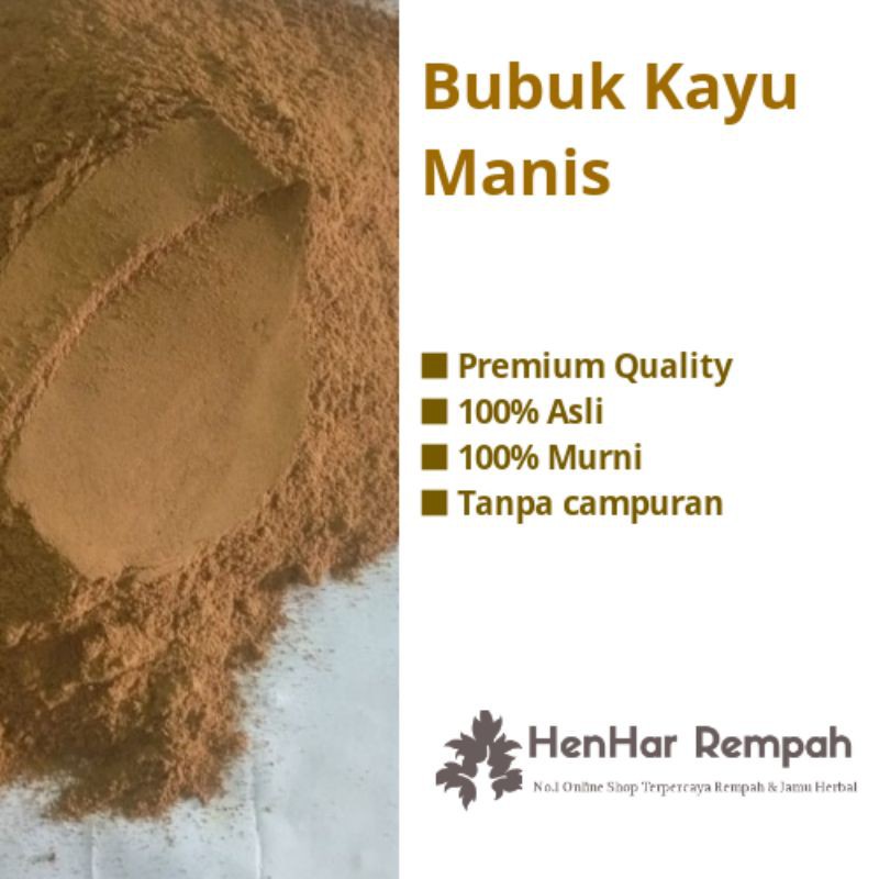 

[Garansi ] 1 Kg Kayu Manis Bubuk / Cinnamon Powder Murni Tanpa Campuran