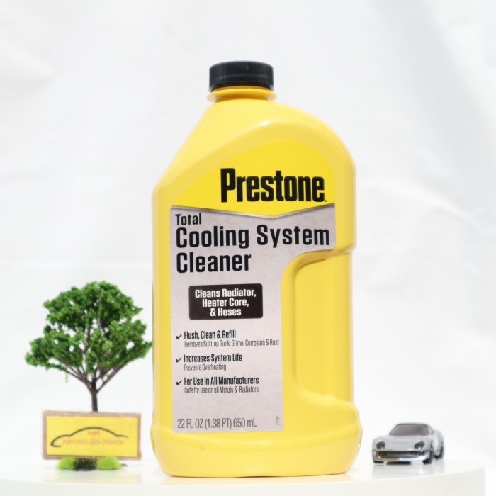 Terlaris Radiator Flush + Cleaner Prestone - Cairan Pembersih Radiator Prestone