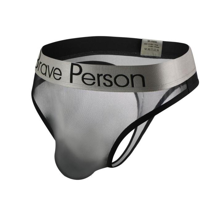 Celana Dalam Pria Bikini Thong Transparan 6 warna Brave Person