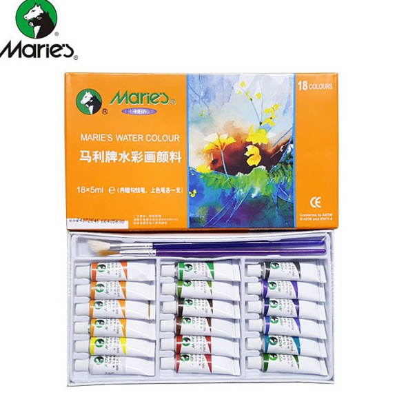 

Termurah Cat Air Maries Watercolor Set 18 - E1327
